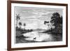 A River Scene in Venezuela, 1877-null-Framed Giclee Print