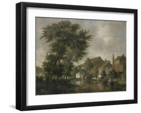 A River Scene, Possibly at Norwich, C.1817-John Crome-Framed Giclee Print