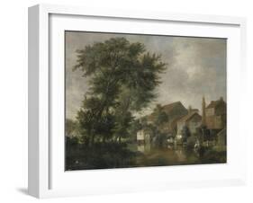 A River Scene, Possibly at Norwich, C.1817-John Crome-Framed Giclee Print