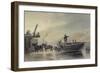 A River Scene-Luke Clennell-Framed Giclee Print