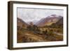 A River Valley with a Mountainous Landscape Beyond-Alfred, Jr. Glendening-Framed Giclee Print