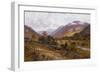 A River Valley with a Mountainous Landscape Beyond-Alfred, Jr. Glendening-Framed Giclee Print