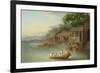 A Riverside Dwelling, Indo-China-George Chinnery-Framed Giclee Print