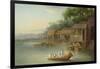 A Riverside Dwelling, Indo-China-George Chinnery-Framed Giclee Print