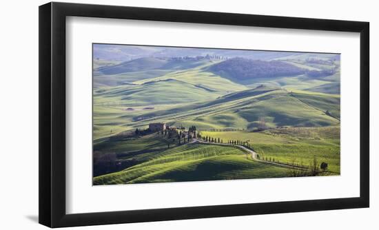 A Road in Tuscany-Vadim Ratsenskiy-Framed Art Print