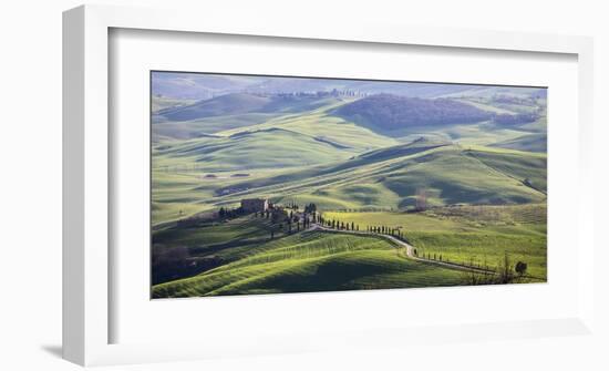 A Road in Tuscany-Vadim Ratsenskiy-Framed Art Print