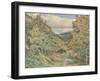 A Road Near Bettws-Y-Coed, 1851 (W/C over Graphite on Paper)-George Price Boyce-Framed Giclee Print