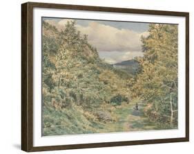 A Road Near Bettws-Y-Coed, 1851 (W/C over Graphite on Paper)-George Price Boyce-Framed Giclee Print