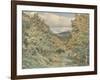 A Road Near Bettws-Y-Coed, 1851 (W/C over Graphite on Paper)-George Price Boyce-Framed Giclee Print