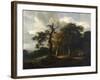 A Road Through an Oak Wood-Jacob Isaacksz Van Ruisdael-Framed Giclee Print