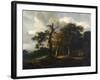 A Road Through an Oak Wood-Jacob Isaacksz Van Ruisdael-Framed Giclee Print