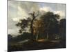 A Road Through an Oak Wood-Jacob Isaacksz Van Ruisdael-Mounted Giclee Print