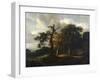 A Road Through an Oak Wood-Jacob Isaacksz Van Ruisdael-Framed Giclee Print