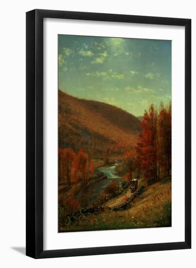 A Road Through Belvedere, Vermont-Thomas Worthington Whittredge-Framed Giclee Print