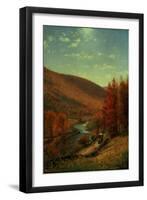 A Road Through Belvedere, Vermont-Thomas Worthington Whittredge-Framed Giclee Print