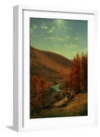 A Road Through Belvedere, Vermont-Thomas Worthington Whittredge-Framed Giclee Print