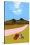 A road trip with the couple and their dog-Hiroyuki Izutsu-Stretched Canvas