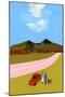 A road trip with the couple and their dog-Hiroyuki Izutsu-Mounted Giclee Print