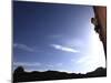 A Rock Climber Tackles An Overhanging Wall on the Cliffs of Indian Creek, South Eastern Utah-David Pickford-Mounted Premium Photographic Print