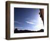 A Rock Climber Tackles An Overhanging Wall on the Cliffs of Indian Creek, South Eastern Utah-David Pickford-Framed Photographic Print