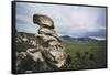 A Rock Formation In The City Of Rocks National Reserve, Idaho-Louis Arevalo-Framed Stretched Canvas