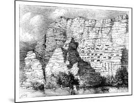 A Rock Inscription on the Banks of the Yenisei River, 1895-null-Mounted Giclee Print