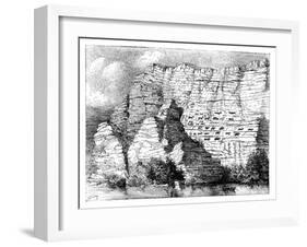 A Rock Inscription on the Banks of the Yenisei River, 1895-null-Framed Giclee Print