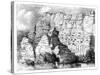 A Rock Inscription on the Banks of the Yenisei River, 1895-null-Stretched Canvas