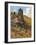 A Rocky Outcrop-Arthur Hughes-Framed Giclee Print