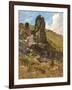 A Rocky Outcrop-Arthur Hughes-Framed Giclee Print