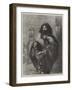 A Roman Bagpiper-Sir John Gilbert-Framed Giclee Print