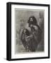 A Roman Bagpiper-Sir John Gilbert-Framed Giclee Print