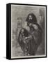 A Roman Bagpiper-Sir John Gilbert-Framed Stretched Canvas