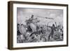 A Roman Battle with the Volscians-John James Chalon-Framed Giclee Print