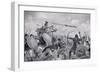 A Roman Battle with the Volscians-John James Chalon-Framed Giclee Print