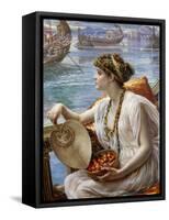 A Roman Boat Race-Edward John Poynter-Framed Stretched Canvas