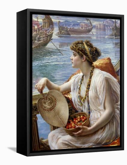 A Roman Boat Race-Edward John Poynter-Framed Stretched Canvas