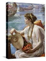 A Roman Boat Race-Edward John Poynter-Stretched Canvas