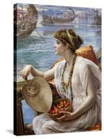 A Roman Boat Race-Edward John Poynter-Stretched Canvas
