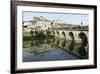 A Roman Bridge, Built in the Reign of the Emperor Tiberius, Spans the River Vidourle at Sommieres-Stuart Forster-Framed Photographic Print