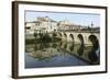 A Roman Bridge, Built in the Reign of the Emperor Tiberius, Spans the River Vidourle at Sommieres-Stuart Forster-Framed Photographic Print