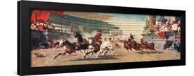 A Roman Chariot Race, Illustration from 'Hutchinson's History of the Nations'-null-Framed Giclee Print
