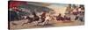 A Roman Chariot Race, the Circus Maximus, 20th Century-null-Stretched Canvas