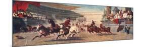 A Roman Chariot Race, the Circus Maximus, 20th Century-null-Mounted Giclee Print