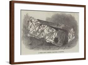 A Roman Coffin, Recently Discovered at Shadwell-null-Framed Giclee Print