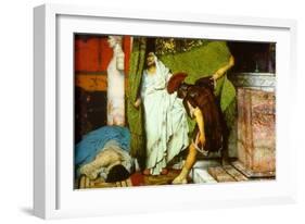 A Roman Emperor AD 41-Sir Lawrence Alma-Tadema-Framed Art Print