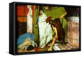 A Roman Emperor AD 41-Sir Lawrence Alma-Tadema-Framed Stretched Canvas