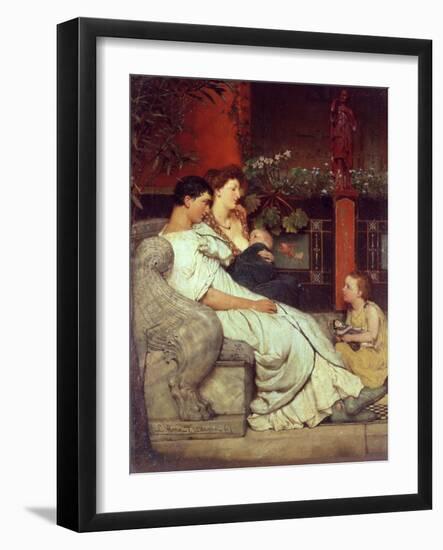 A Roman Family-Sir Lawrence Alma-Tadema-Framed Giclee Print