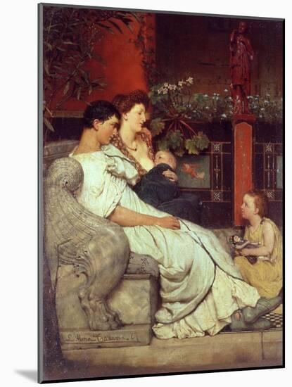 A Roman Family-Sir Lawrence Alma-Tadema-Mounted Giclee Print