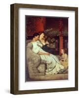 A Roman Family-Sir Lawrence Alma-Tadema-Framed Giclee Print